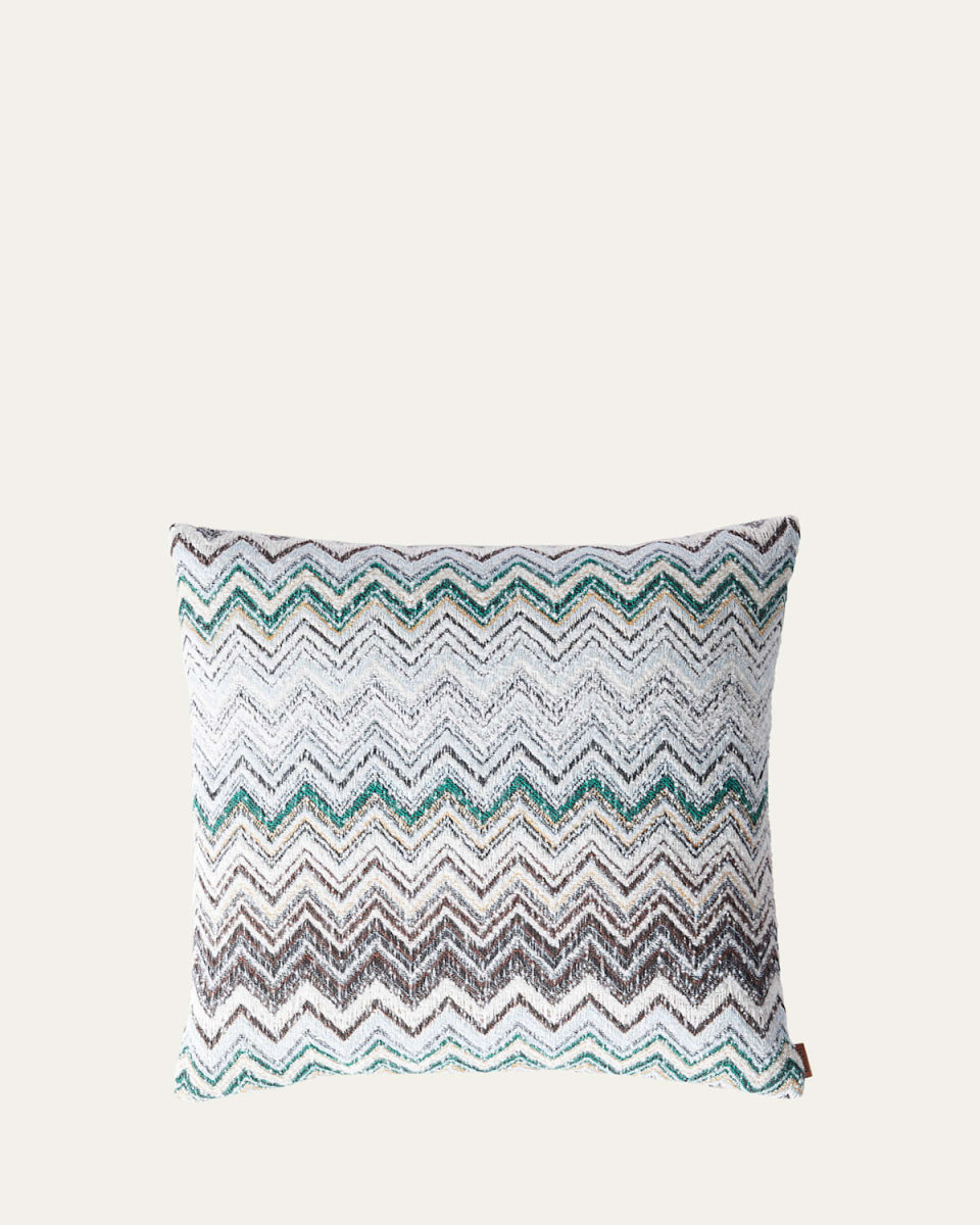 Forest Chevron Decorative Cushion